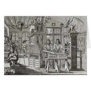 Interior of a printing works in Nuremberg