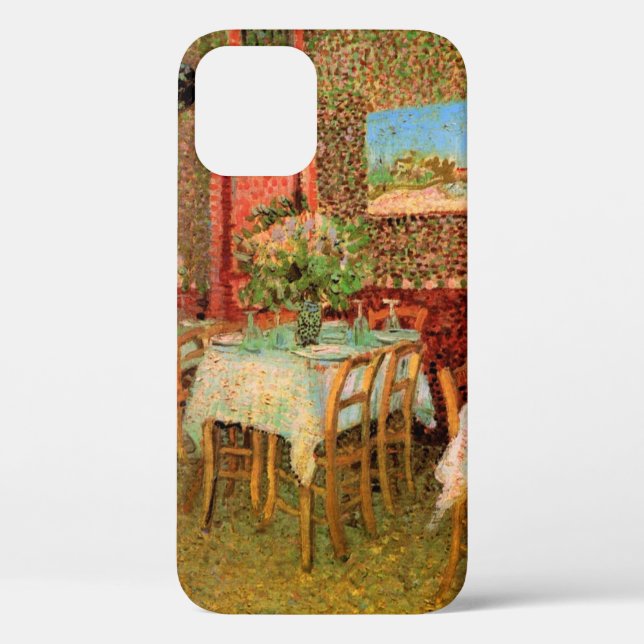 Interior of a Restaurant by Vincent van Gogh Case-Mate iPhone Case (Back)