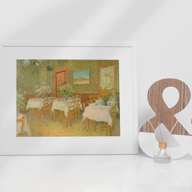 Interior of a Restaurant by Vincent van Gogh Poster (Creator Uploaded)