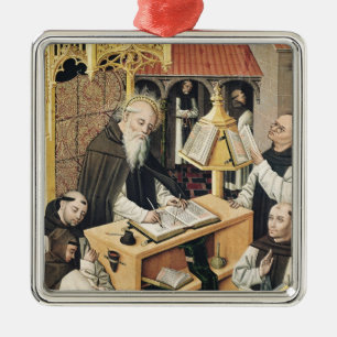 Interior of a Scriptorium, School of Segovia Metal Ornament