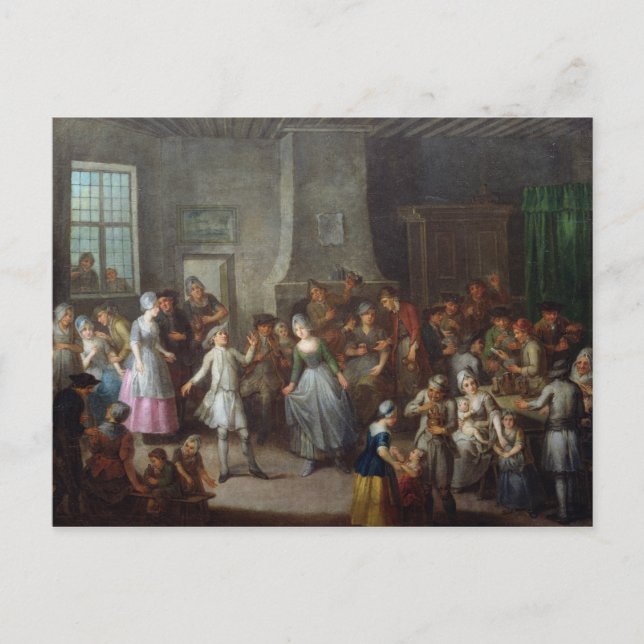 Interior of a Tavern Postcard (Front)