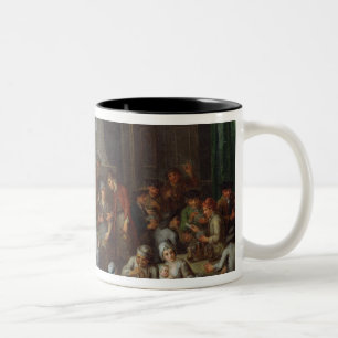 Interior of a Tavern Two-Tone Coffee Mug