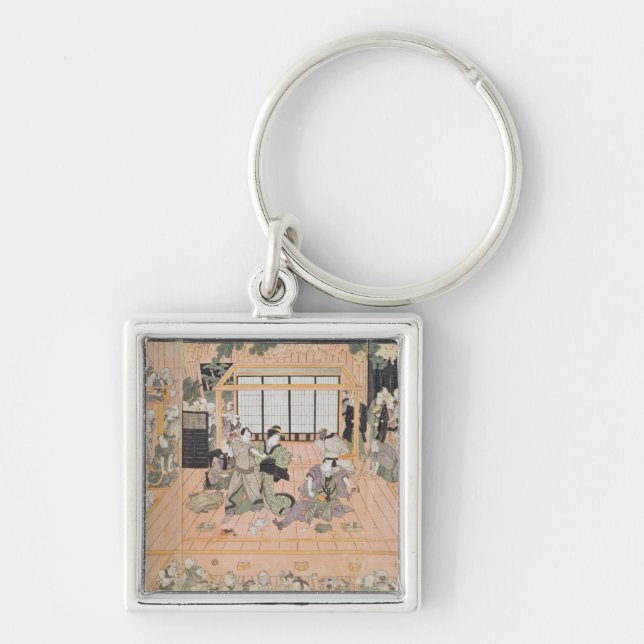 Interior of a Theatre Key Ring (Front)