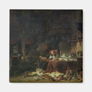 Interior of an Alchemist's Study Magnet