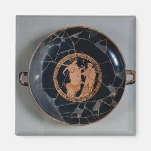 Interior of an attic red-figure cup magnet