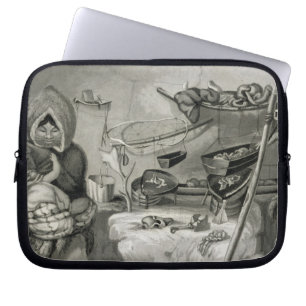 Interior of an Eskimo Snow Hut, Winter Island 1822 Laptop Sleeve
