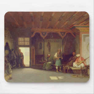 Interior of an Oriental Cafe Mouse Pad