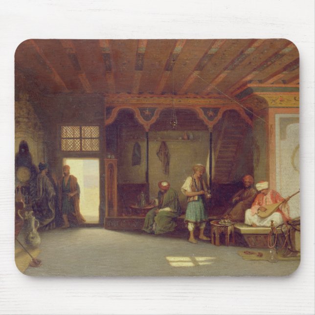 Interior of an Oriental Cafe Mouse Pad (Front)