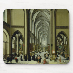 Interior of Antwerp cathedral Mouse Pad