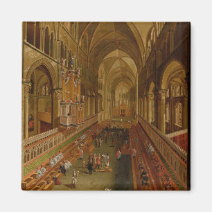 Interior of Canterbury Cathedral, c.1675-1700 (oil Magnet
