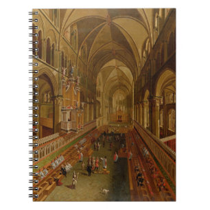 Interior of Canterbury Cathedral, c.1675-1700 (oil Notebook