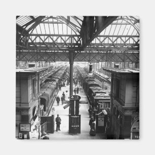 Interior of Charing Cross Station, London Magnet