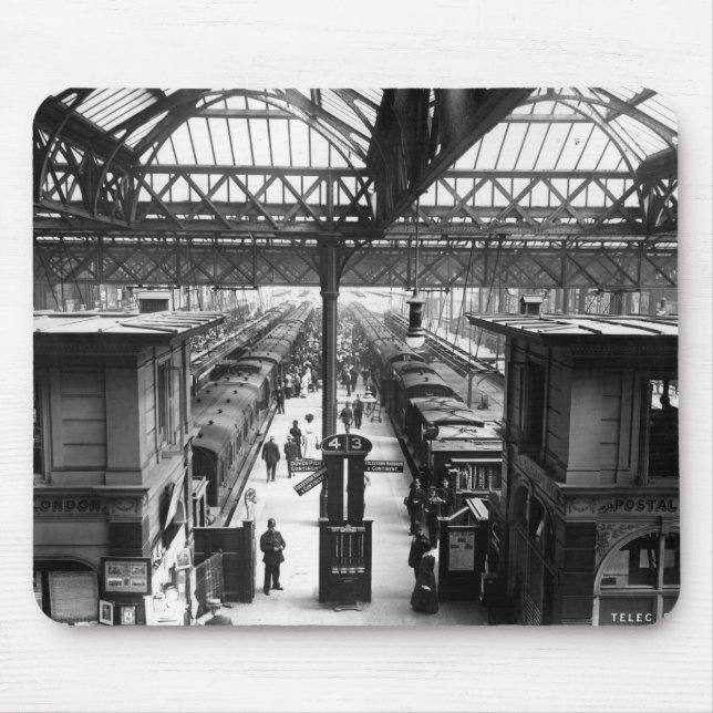 Interior of Charing Cross Station, London Mouse Pad (Front)