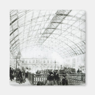 Interior of Charing Cross station Magnet