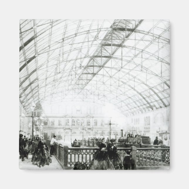 Interior of Charing Cross station Magnet (Front)