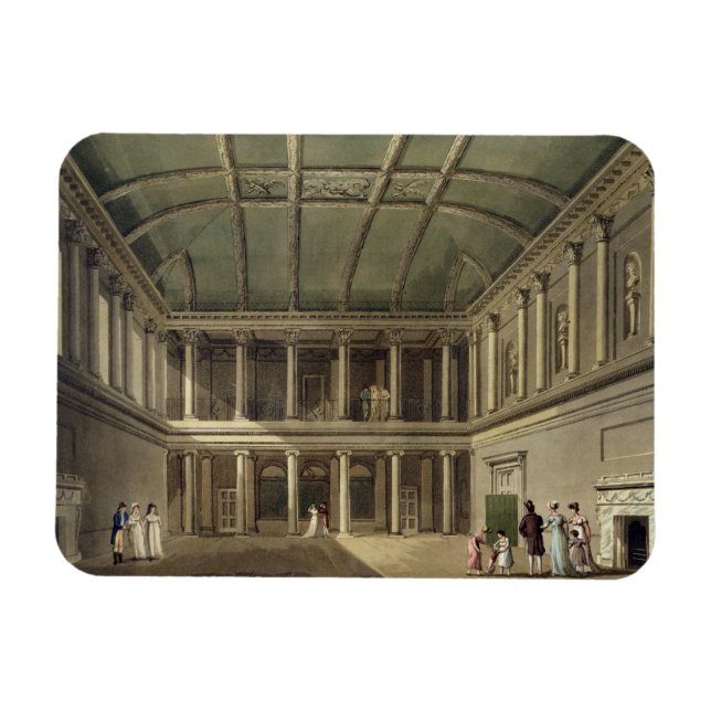 Interior of Concert Room, from 'Bath Illustrated b Magnet (Horizontal)