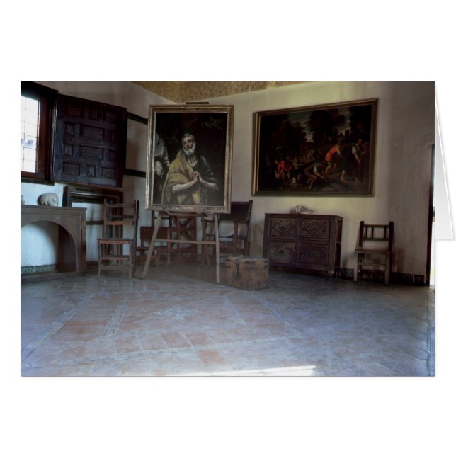 Interior of El Greco's  studio (Front Horizontal)