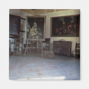 Interior of El Greco's studio Magnet