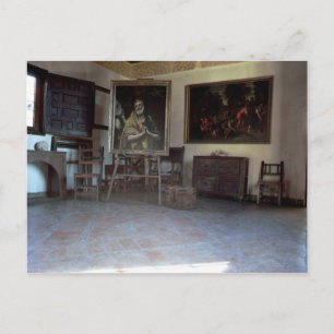 Interior of El Greco's studio Postcard