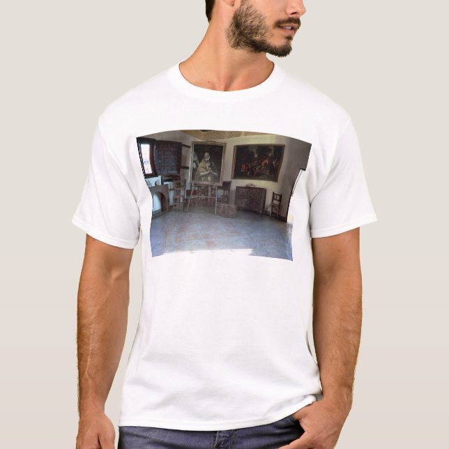 Interior of El Greco's  studio T-Shirt (Front)