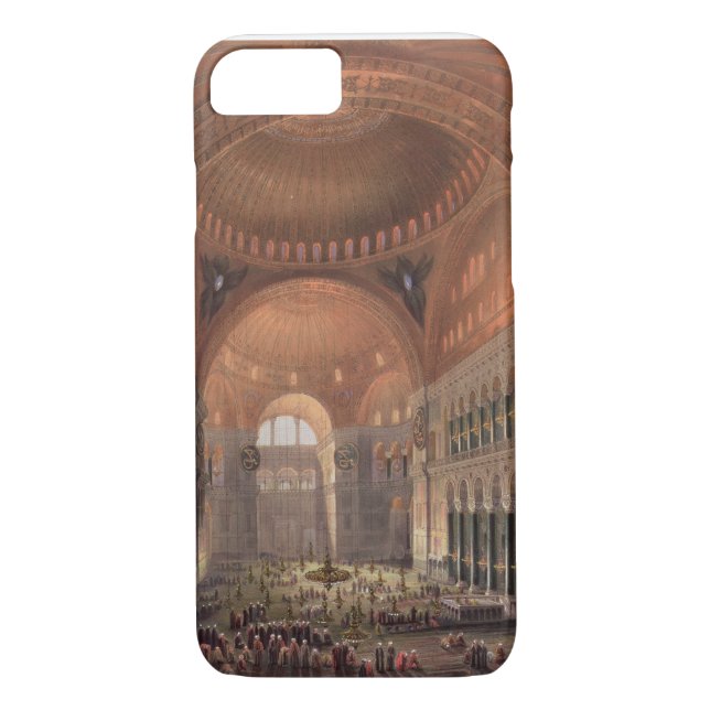 Interior of Haghia Sophia, Constantinople, pub. 18 Case-Mate iPhone Case (Back)
