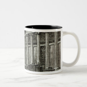 Interior of Houses of Parliament, Vienna Two-Tone Coffee Mug