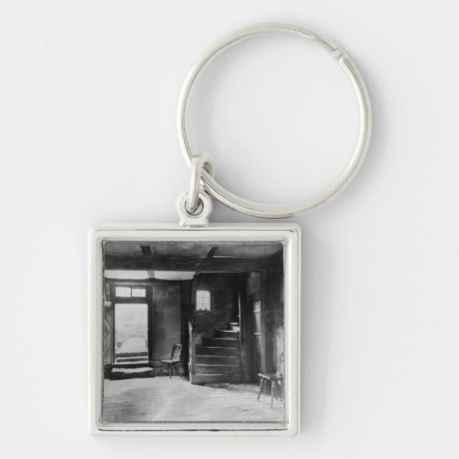 Interior of Johann Sebastian Bach's  house Key Ring (Front)