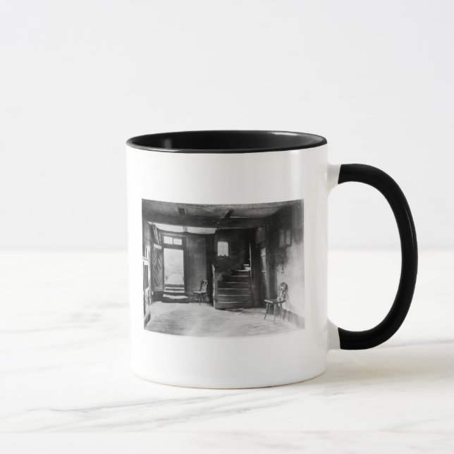 Interior of Johann Sebastian Bach's  house Mug (Right)