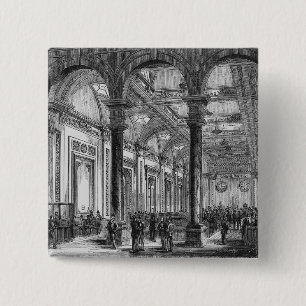 Interior of Lloyd's of London 15 Cm Square Badge