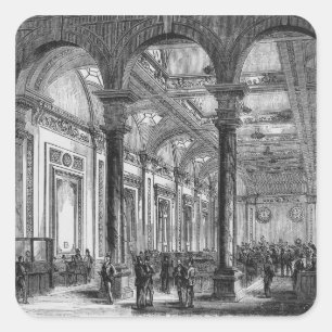 Interior of Lloyd's of London Square Sticker