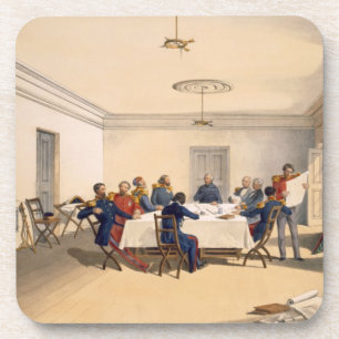 Interior of Lord Raglan's Head Quarters, plate fro Coaster