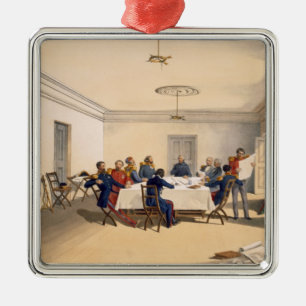 Interior of Lord Raglan's Head Quarters, plate fro Metal Ornament