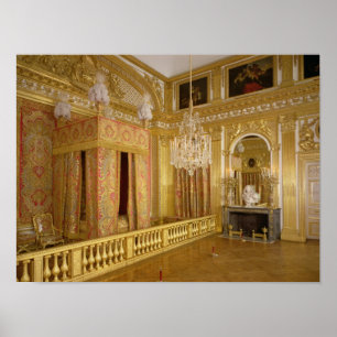 Interior of Louis XIV's bedroom, 1701-23 Poster