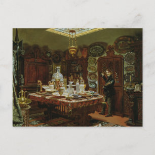 Interior of Monsieur Sauvageot's Collection Postcard