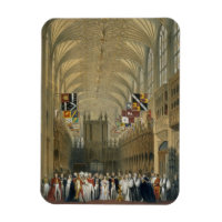 Interior of St George's Chapel, 1838 (colour litho