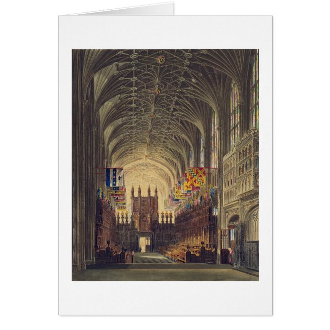 Interior of St. George's Chapel, Windsor Castle, f (Front)
