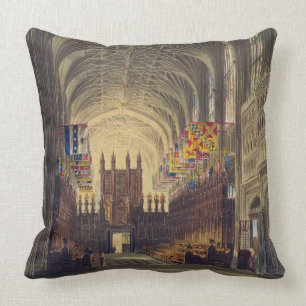 Interior of St. George's Chapel, Windsor Castle, f Cushion