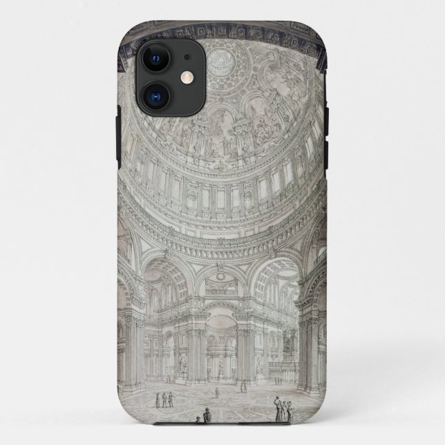 Interior of St.Paul's Cathedral, 1817 Case-Mate iPhone Case (Back)