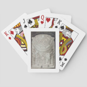 Interior of St.Paul's Cathedral, 1817 Playing Cards