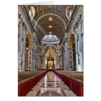 Interior of St. Peter's Basilica