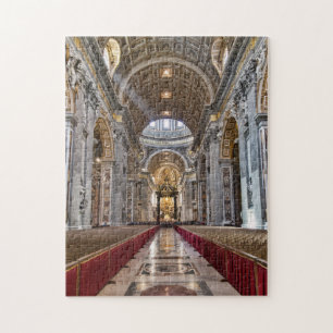 Interior of St. Peter's Basilica Jigsaw Puzzle