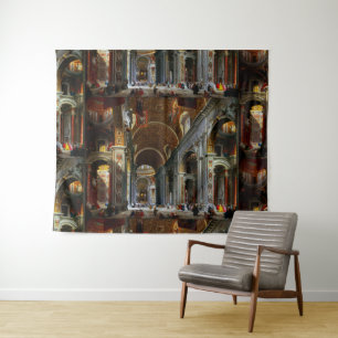 Interior of St. Peter's Basilica, Rome Tapestry