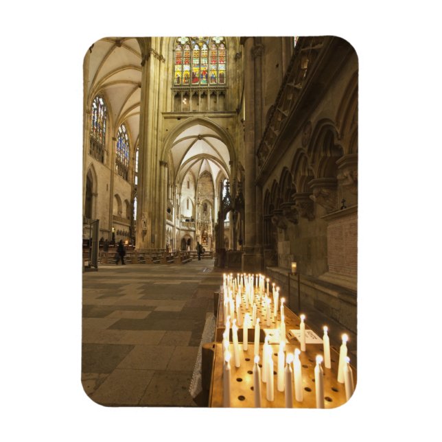 Interior of St. Peter's Cathedral in Regensburg Magnet (Vertical)