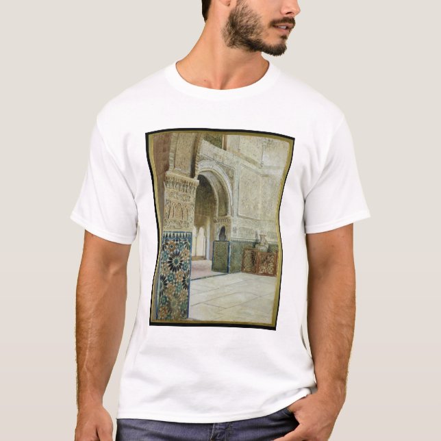 Interior of the Alhambra, Granada (w/c) T-Shirt (Front)