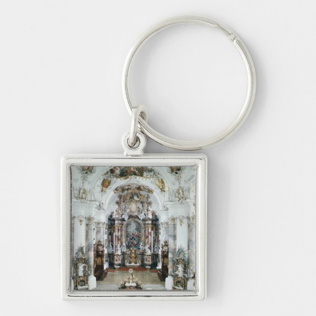 Interior of the benedictine abbey church key ring (Front)
