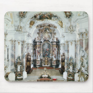 Interior of the benedictine abbey church mouse pad