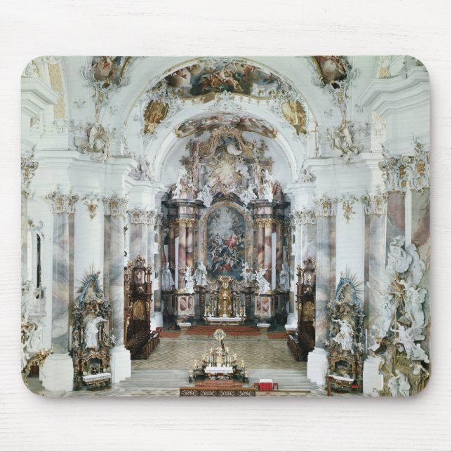 Interior of the benedictine abbey church mouse pad (Front)
