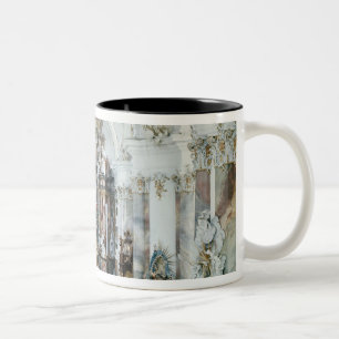 Interior of the benedictine abbey church Two-Tone coffee mug