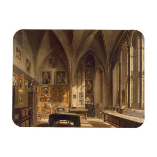 Interior of the Chapter House, illustration from t Magnet