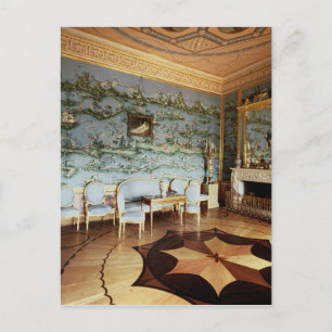 Interior of the Chinese Blue Drawing Room Postcard